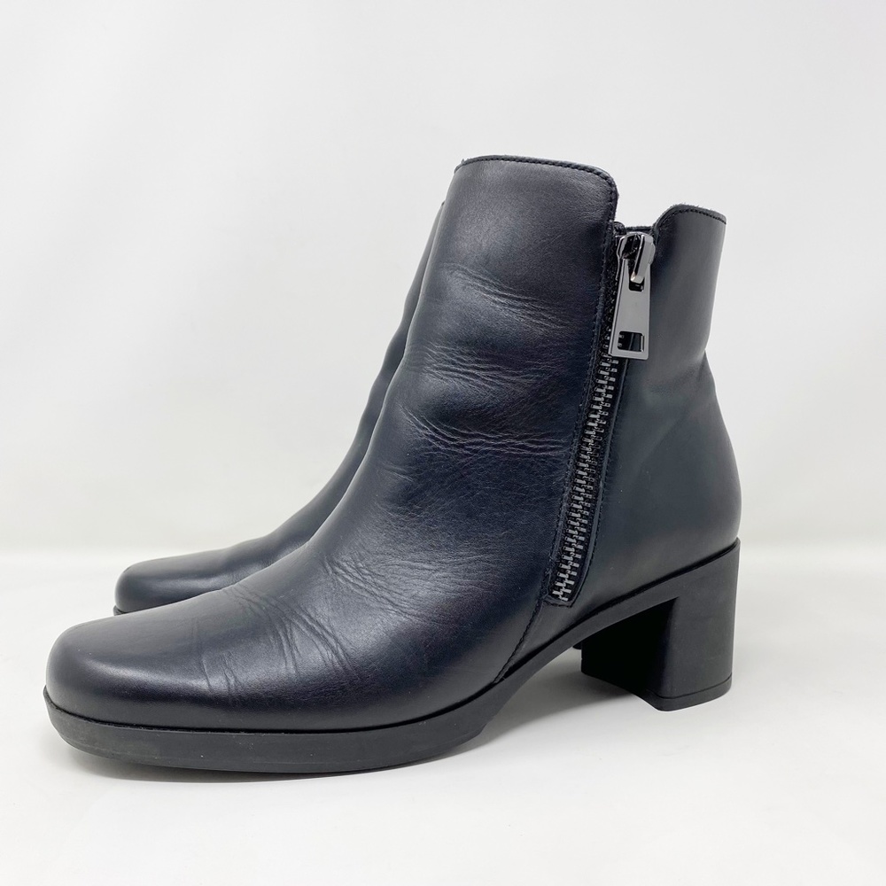 Munro Devon Boot Black Moto Ankle 9